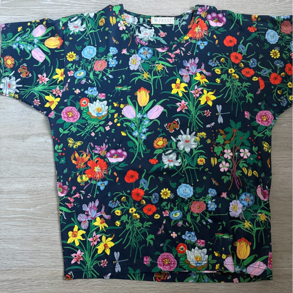 Gucci floral shirt size small